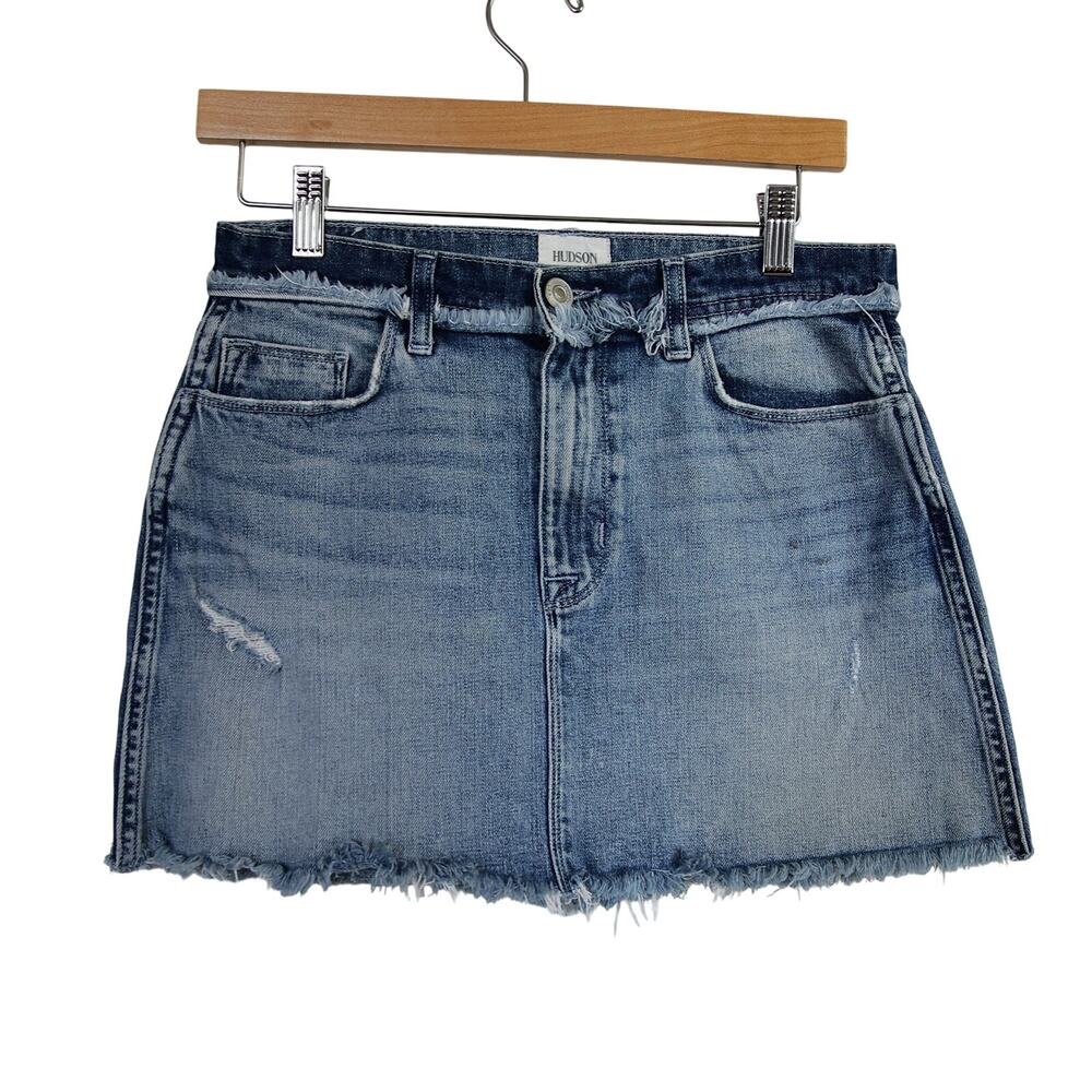 Hudson Vintage Vivid Denim Mini skirt size 27